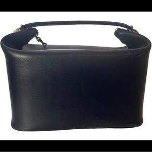 Vintage Lufthansa Blue Vinyl Stewardess Flight Attendant Bag
